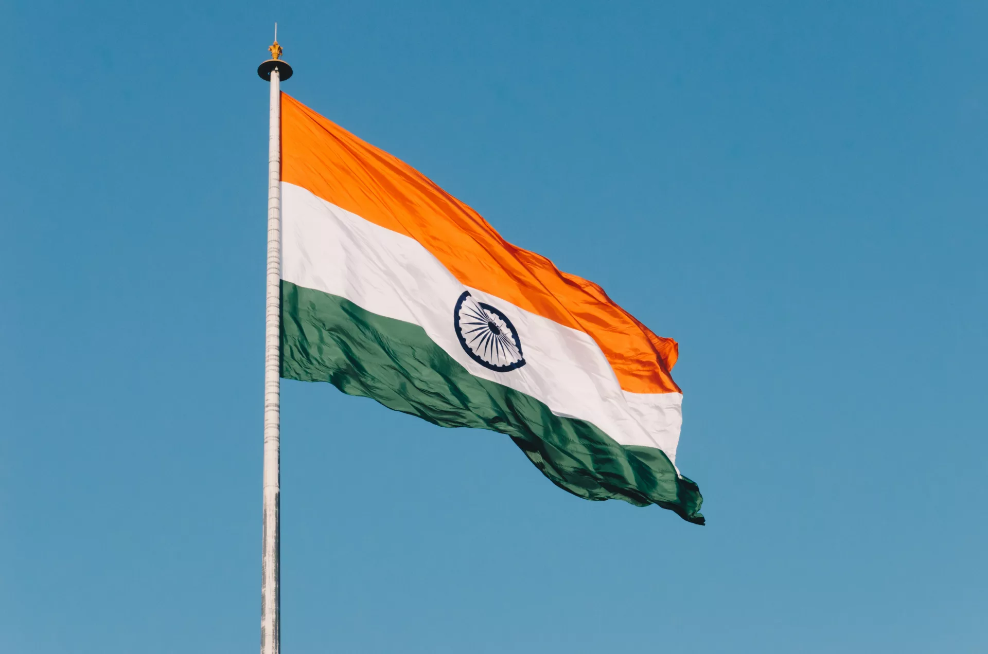 Photo of the indian flag by naveed ahmed